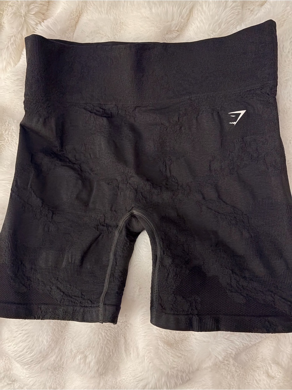 Gymshark Black Seamless High-Rise Bike Shorts